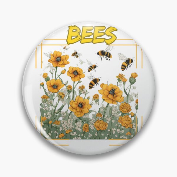 Item preview, Bees Honey Flowers Ecology designed and sold by Design_Your_Day.