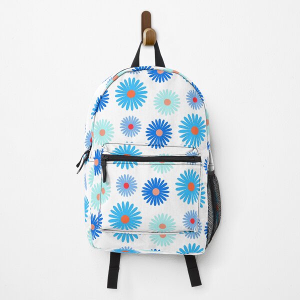 Item preview, Small Blue Daisies Pattern on White designed and sold by Sharon Schwalbe.