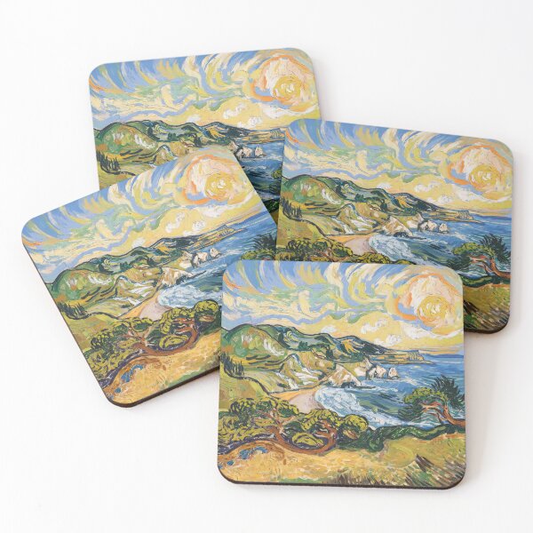 Item preview, Big Sur Post-Impressionist Landscape designed and sold by Very Good Tees.