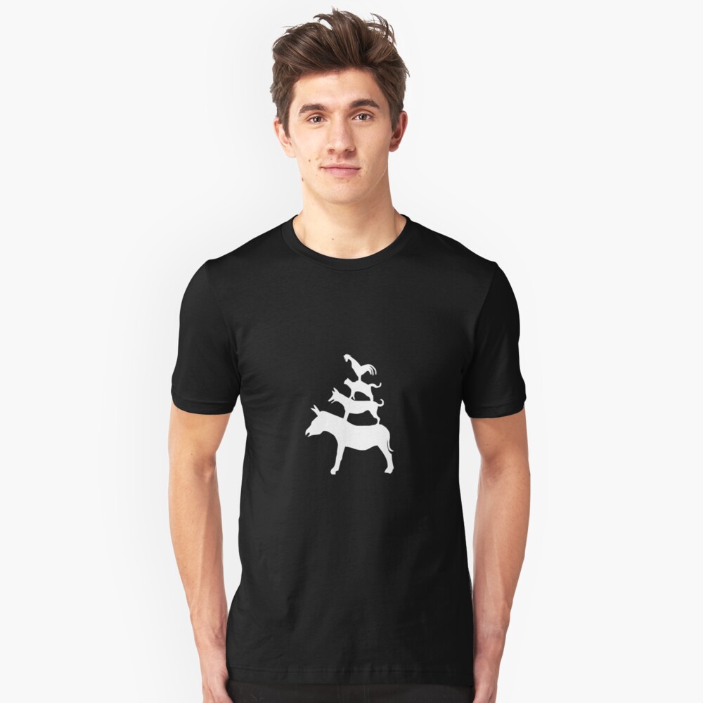 The Town Musicians of Bremen (Die Bremer Stadtmusikanten) - dark tees Slim Fit T-Shirt