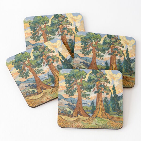 Item preview, Giant Sequoias in Van Gogh Style designed and sold by Very Good Tees.