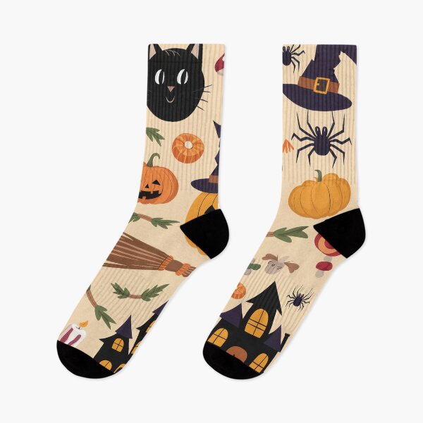 Item preview, halloween pattern interesting Ghosts And Pumpkins designed and sold by Expressions-Sel.