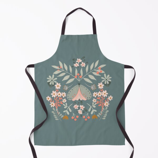 Item preview, Moth Among Summer Flowers designed and sold by daniela-rus.