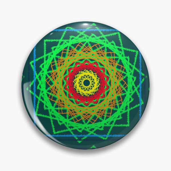 Item preview, Colorful and abstract geometric mandala design  designed and sold by Stefrait-7.