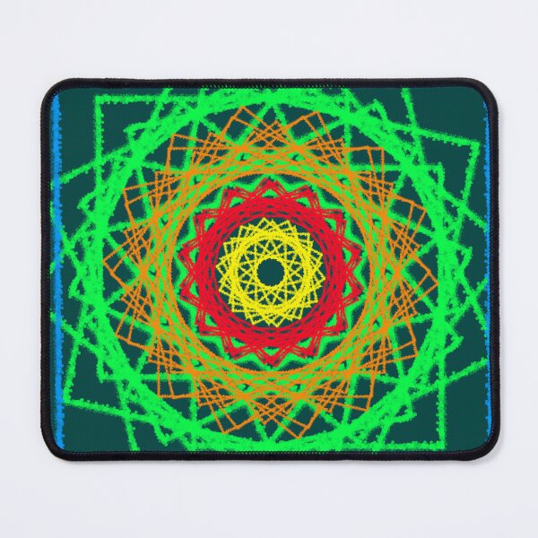 Item preview, Colorful and abstract geometric mandala design  designed and sold by Stefrait-7.