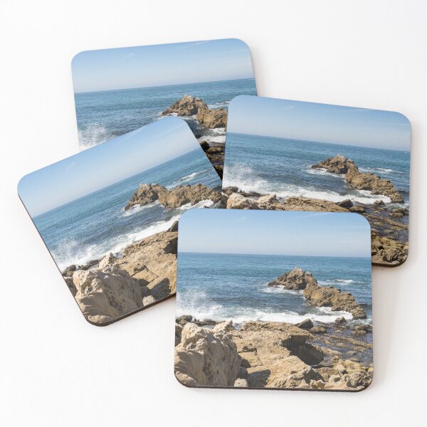 Item preview, Rough Coast Splash at Little Corona Del Mar Beach in Orange County California designed and sold by Georgia Mizuleva.