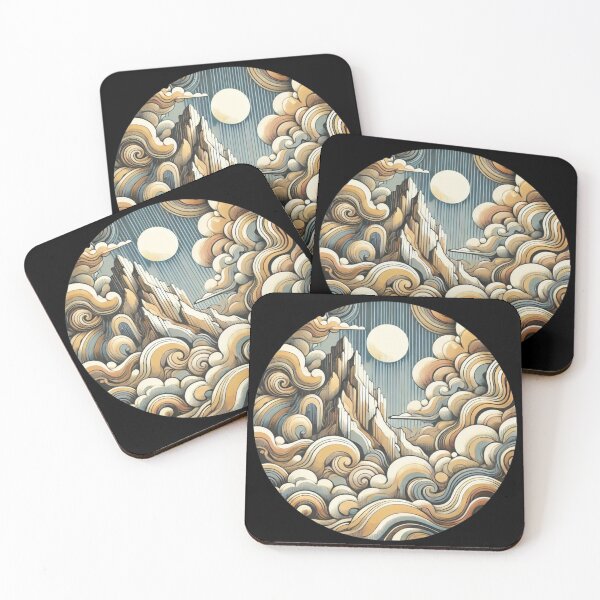 Item preview, Surrealist Mountain Cloud Design designed and sold by TribalioDesigns.