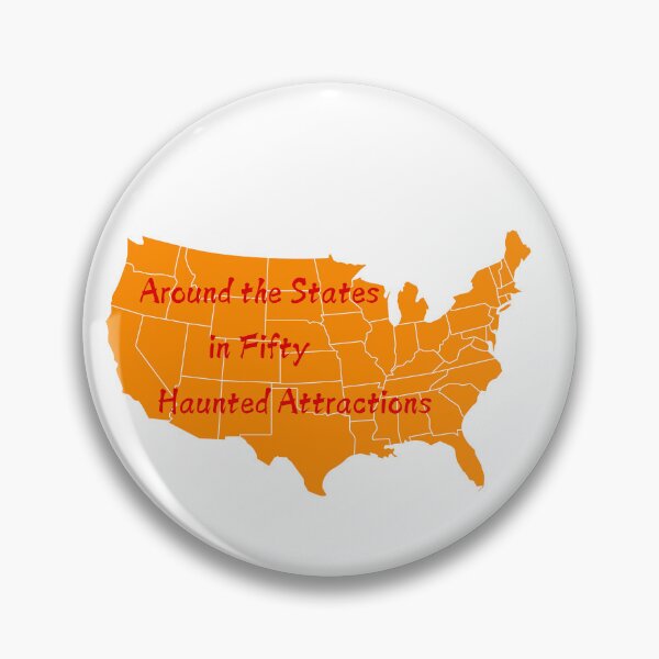 Item preview, Fifty Haunted Attractions across the United States designed and sold by RainsQuillMask.