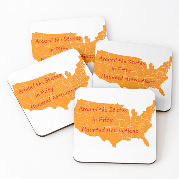 Item preview, Fifty Haunted Attractions across the United States designed and sold by RainsQuillMask.