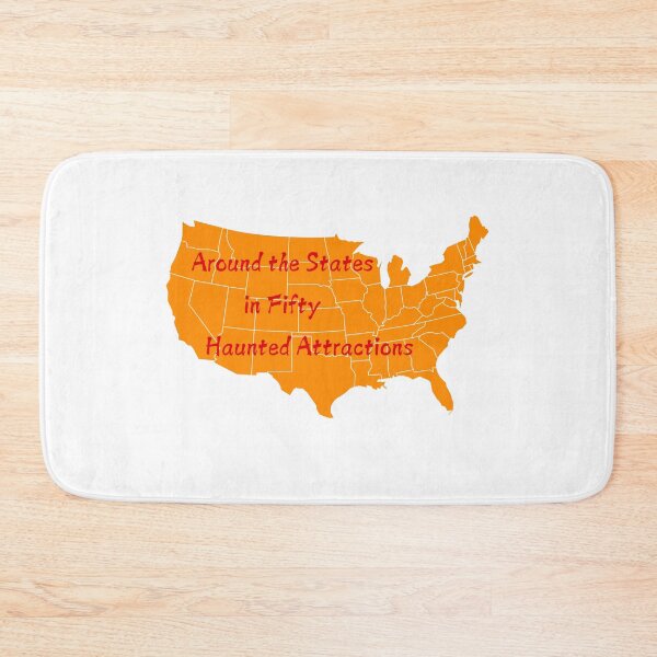 Item preview, Fifty Haunted Attractions across the United States designed and sold by RainsQuillMask.