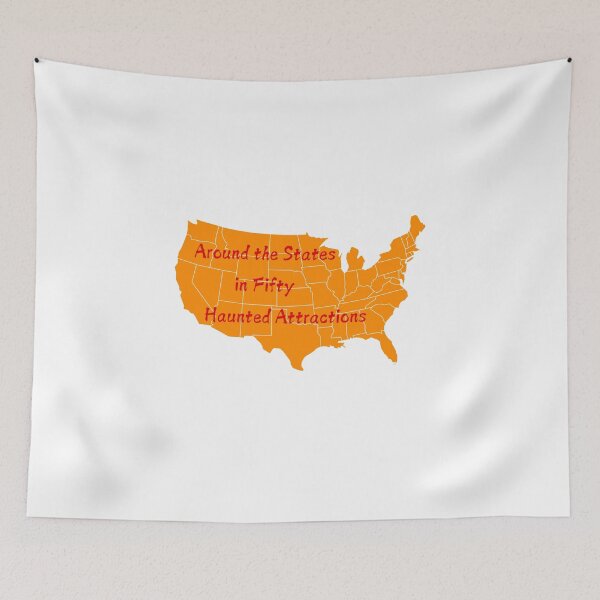 Item preview, Fifty Haunted Attractions across the United States designed and sold by RainsQuillMask.