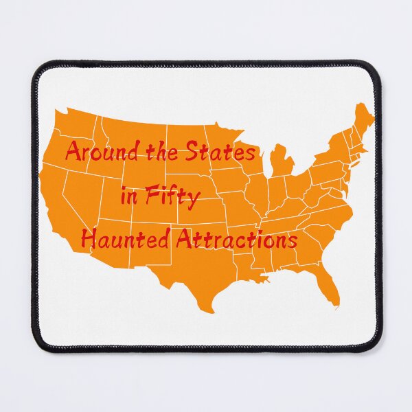 Item preview, Fifty Haunted Attractions across the United States designed and sold by RainsQuillMask.