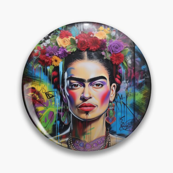 Item preview, Frida Khalo - mexican artist graffiti paint designed and sold by LatinoPower.