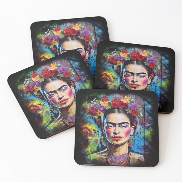 Item preview, Frida Khalo - mexican artist graffiti paint designed and sold by LatinoPower.