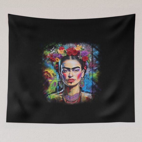 Item preview, Frida Khalo - mexican artist graffiti paint designed and sold by LatinoPower.