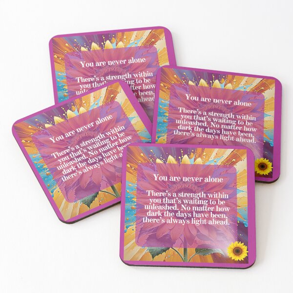 Item preview, You are never alone - Inspirational Gifts | Motivational | Success | Mindset designed and sold by IAmWomanstore.