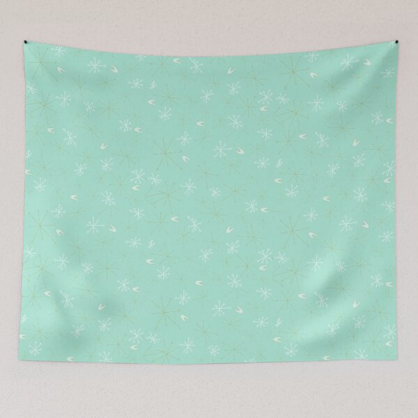 Item preview, Starbursts & Boomerangs 1950s Print designed and sold by To-vintageWlove.