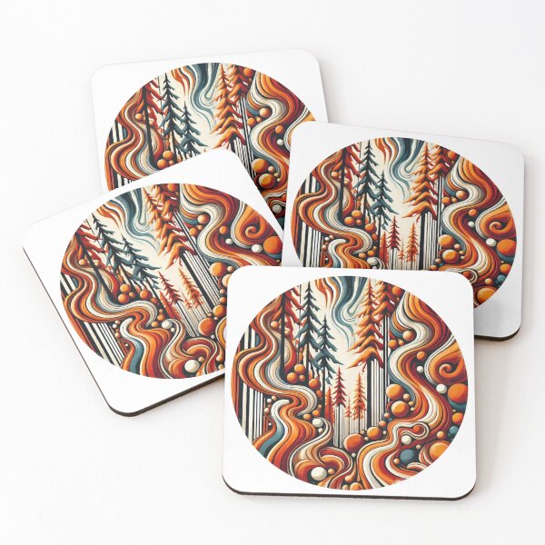 Item preview, Diseño surrealista de árbol de montaña designed and sold by TribalioDesigns.
