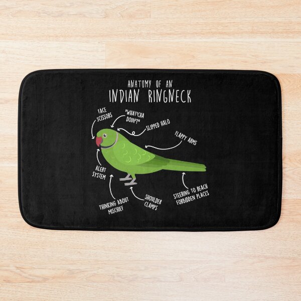 Item preview, Indian Ringneck Parrot Anatomy designed and sold by Clara Hollins.