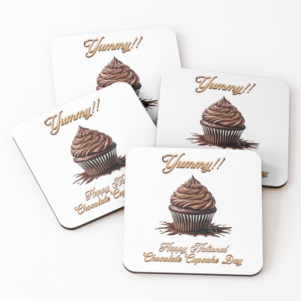 Item preview, Happy National Chocolate Cupcake Day designed and sold by S4G Tees.