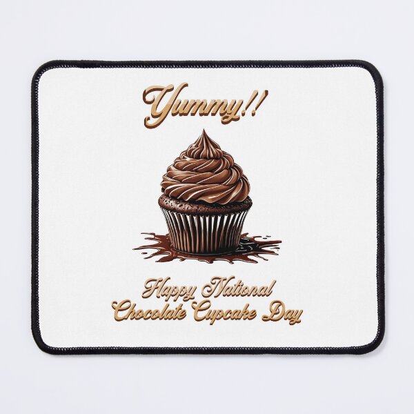 Item preview, Happy National Chocolate Cupcake Day designed and sold by S4G Tees.