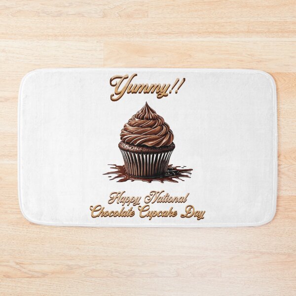 Item preview, Happy National Chocolate Cupcake Day designed and sold by S4G Tees.
