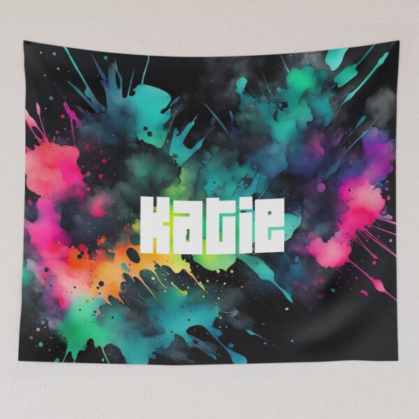 Item preview, Custom Neon Name Katie designed and sold by Gabriela McDaniel.
