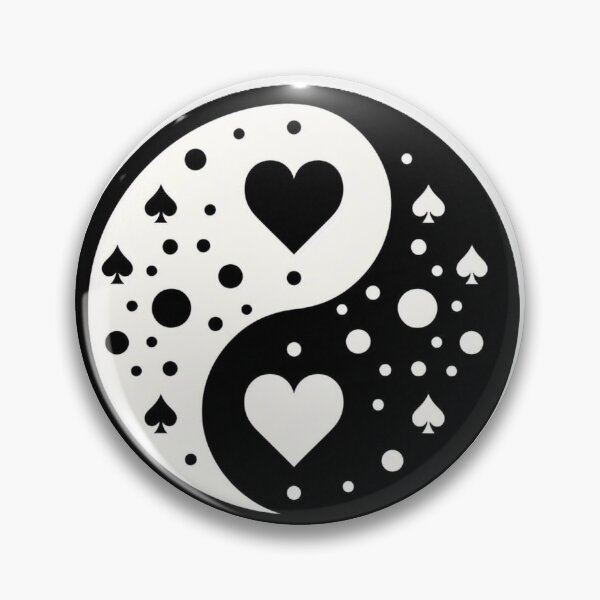 Item preview, Card Suits Yin Yang / Yin Yang dos Naipes designed and sold by debbiebento.