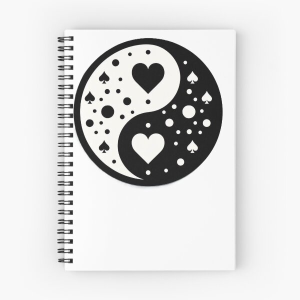 Item preview, Card Suits Yin Yang / Yin Yang dos Naipes designed and sold by debbiebento.