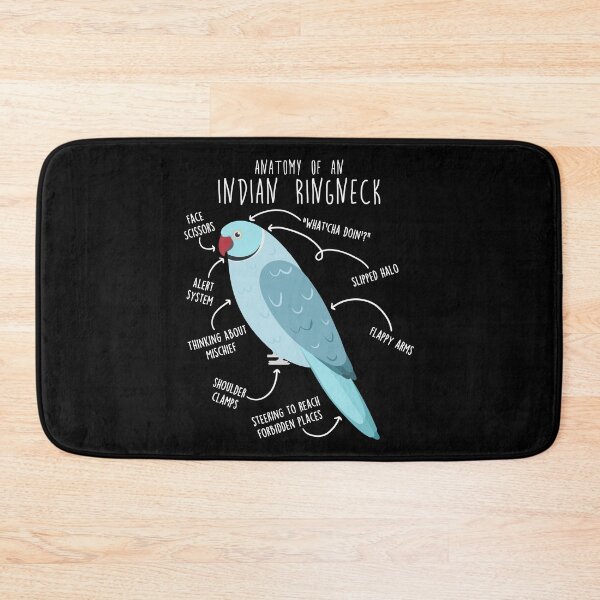Item preview, Blue Indian Ringneck Parrot Anatomy designed and sold by Clara Hollins.