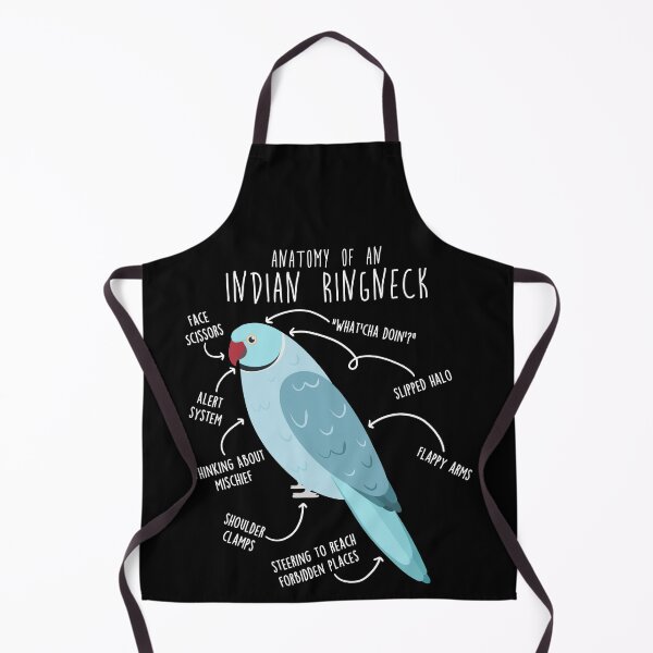 Item preview, Blue Indian Ringneck Parrot Anatomy designed and sold by Clara Hollins.