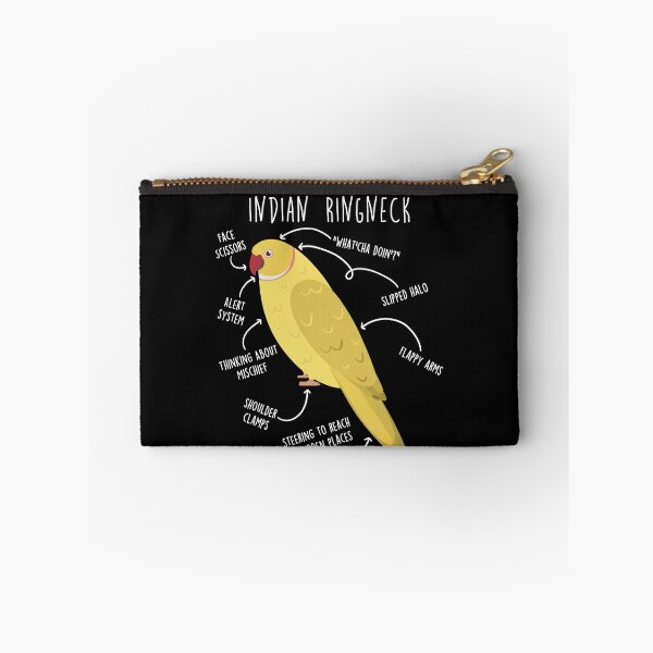 Item preview, Lutino Indian Ringneck Parrot Anatomy designed and sold by Clara Hollins.