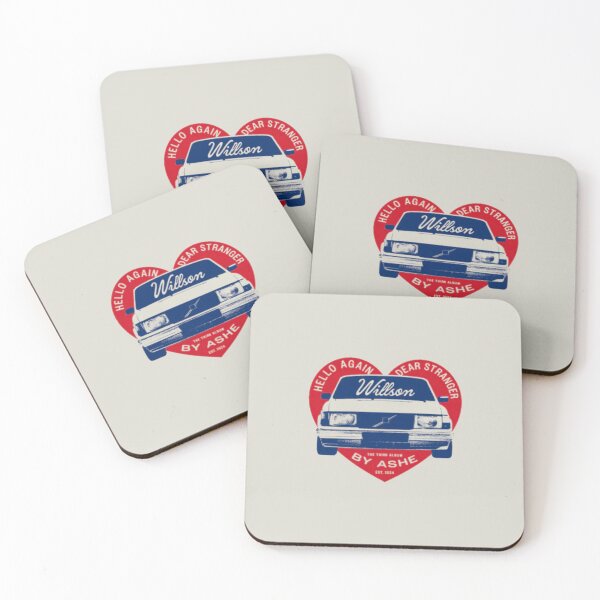 Item preview, Ashe Willson Blue Car Red Heart designed and sold by aestheticqueen.