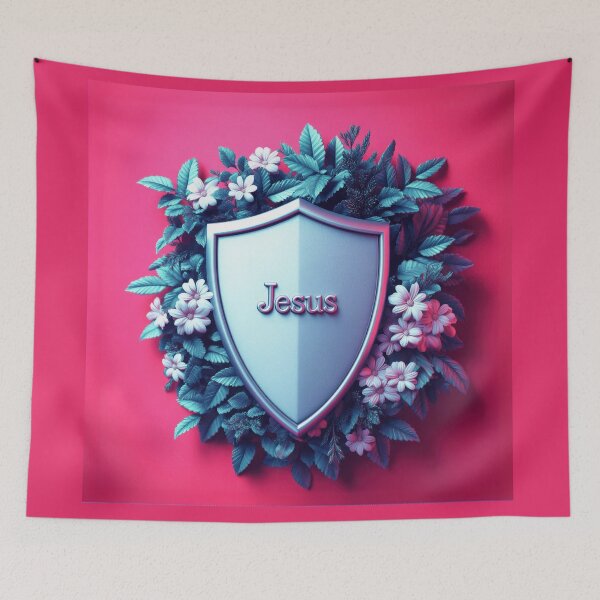 Item preview, Jesus: Shield of Strength, Gardener of Grace. designed and sold by bAIryBarn.