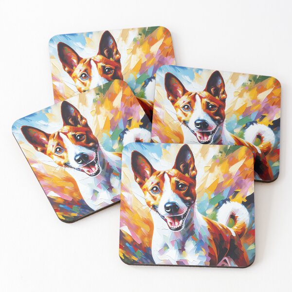 Item preview, Basenji - Brindle - Dog Acrylic Print Pet Portrait Dog Lovers designed and sold by Puppy Puzzles Plus.