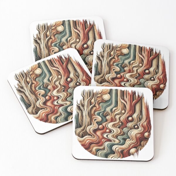 Item preview, Diseño surrealista de baúl de secuoya designed and sold by TribalioDesigns.