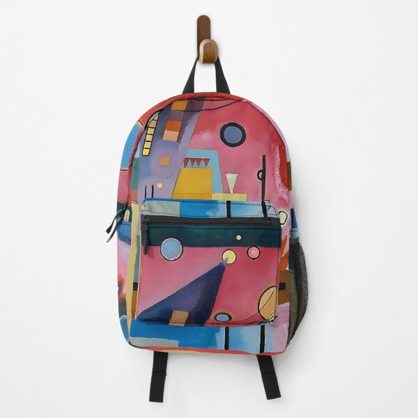 Item preview, Kandinsky Heavy Red 1924 abstract painting designed and sold by PixDezines.
