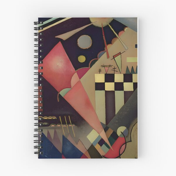 Item preview, Kandinsky Quiet Pink 1924 abstract painting designed and sold by PixDezines.