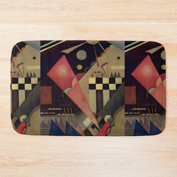 Item preview, Kandinsky Quiet Pink 1924 abstract painting designed and sold by PixDezines.