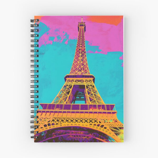 Artikelvorschau, Farbenfrohes Eiffelturm-Design auf Aufklebern, Kleidung, Haushaltswaren und mehr entworfen und verkauft von WanderLustNook.