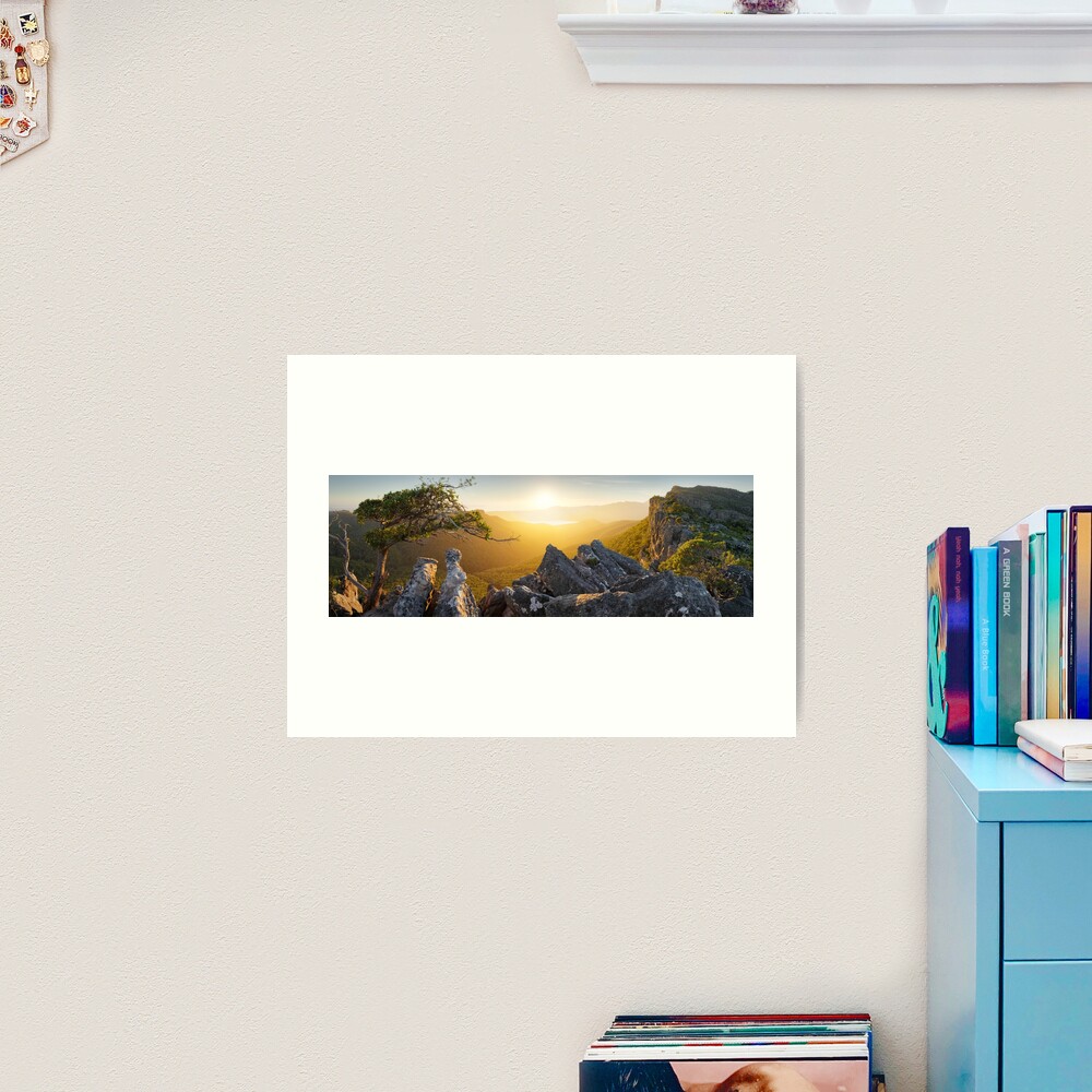 Morning finds Mt Rosea, Grampians, Victoria, Australia Art Print