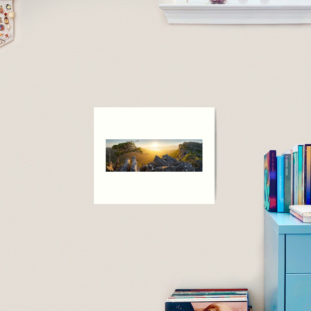 Morning finds Mt Rosea, Grampians, Victoria, Australia Art Print