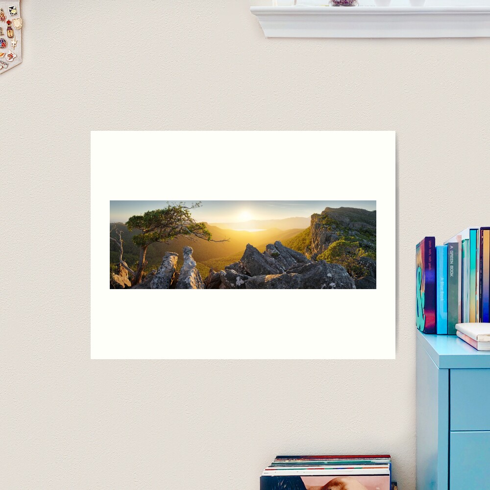 Morning finds Mt Rosea, Grampians, Victoria, Australia Art Print