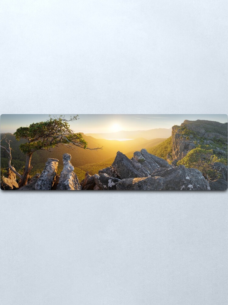 Alternate view of Morning finds Mt Rosea, Grampians, Victoria, Australia Metal Print