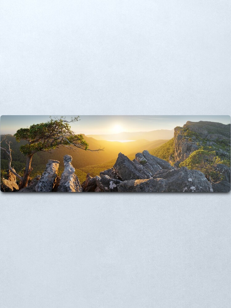 Alternate view of Morning finds Mt Rosea, Grampians, Victoria, Australia Metal Print