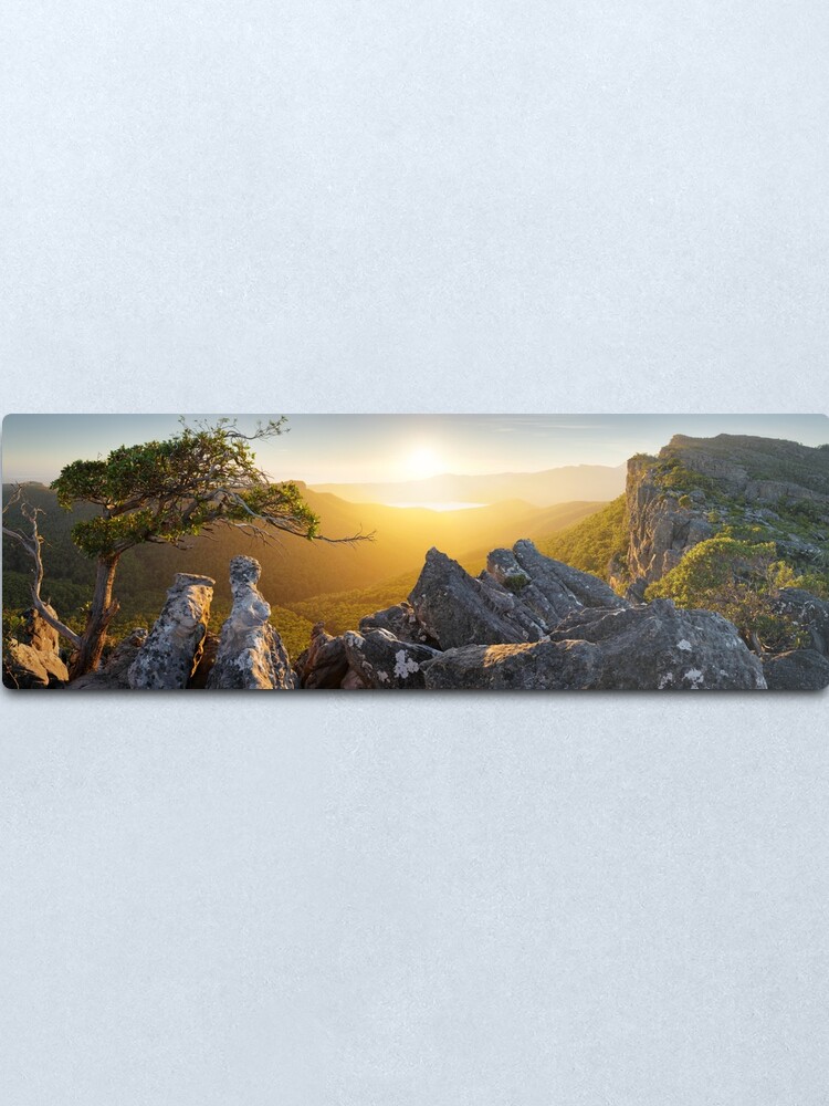Alternate view of Morning finds Mt Rosea, Grampians, Victoria, Australia Metal Print
