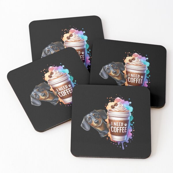 Item preview, Fueled by Coffee & Paws – I Need Coffee Dog Lover Design designed and sold by artedigital99.