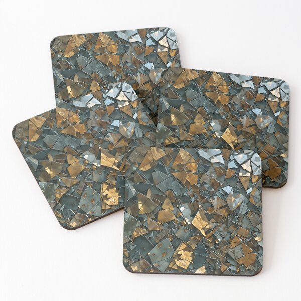Item preview, Abstract Shattered Stained Glass Camouflage Pattern Design designed and sold by TheArtOfPat.