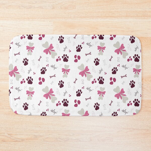 Item preview, Bow bones and paw prints designed and sold by Britney Deveault.