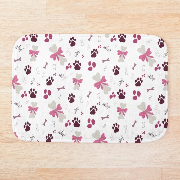 Item preview, Bow bones and paw prints designed and sold by Britney Deveault.